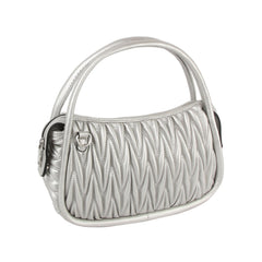 Woven detail hobo handle crossbody