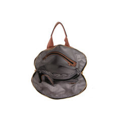 Perforated Front Pocket Convertible Backpack