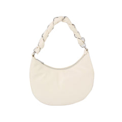 Soft leather chain handle shoulder bag