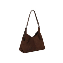 Soft Vegan Suede Hobo Shoulder Bag