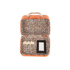 Croc-Embossed Vanity Case