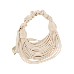 Scrunchie Handle Corded Hobo Bag