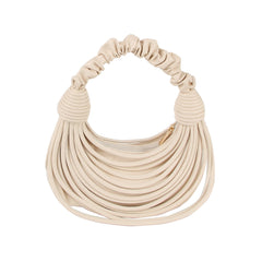 Scrunchie Handle Corded Hobo Bag