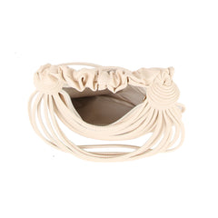 Scrunchie Handle Corded Hobo Bag