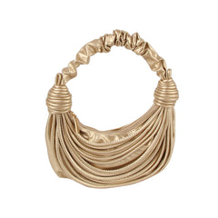 Scrunchie Handle Corded Hobo Bag