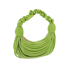 Scrunchie Handle Corded Hobo Bag