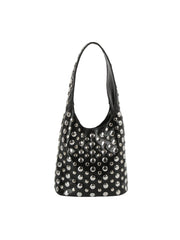Studded Dome Shoulder Bag