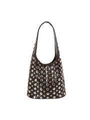 Studded Dome Shoulder Bag