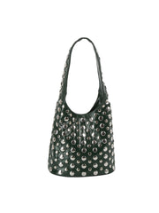 Studded Dome Shoulder Bag