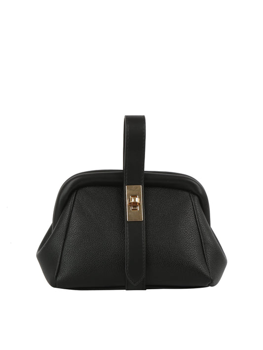 Turn-Lock Mini Frame Crossbody Bag