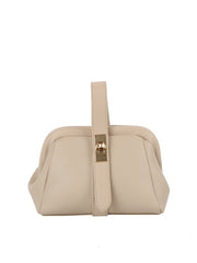 Turn-Lock Mini Frame Crossbody Bag