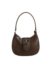 Buckle Front Flap Shoulder Bag