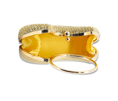 Women's Gold Evening Clutch Purse