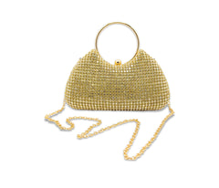 Women's Gold Evening Clutch Purse