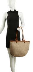 WOMEN VEGAN HOBO LARGE SHOULDER WITH WALLET