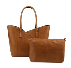 Lady Shoulder bag Handle Satchel - 2 in 1