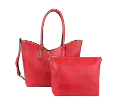 Lady Shoulder bag Handle Satchel - 2 in 1