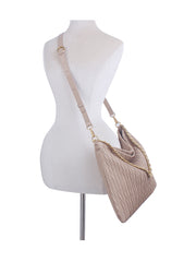 Unique Embossed Shoulder Bag