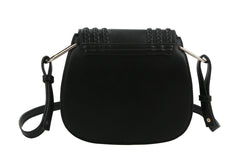 Fashion Tassel Saddle Crossbody Bag Vegan Pu Leather