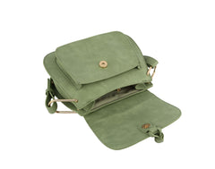 Fashion Tassel Saddle Crossbody Bag Vegan Pu Leather