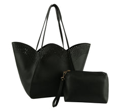 2 in 1 Womens Tote Shoulder Handbag