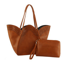 2 in 1 Womens Tote Shoulder Handbag