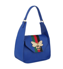 Designer Fashion Bee Satchel with Matching Wallet Set