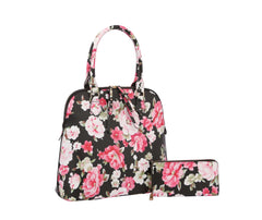 Top Handle 2Pc Set Handbag Wallet