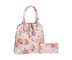 Top Handle 2Pc Set Handbag Wallet