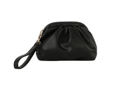 Detachable wristlet frame pouch