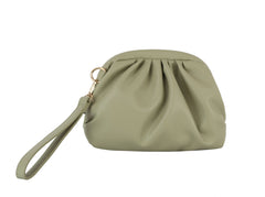 Detachable wristlet frame pouch
