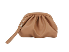 Detachable wristlet frame pouch