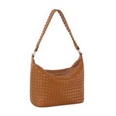 Woven hobo bag