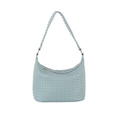 Woven hobo bag