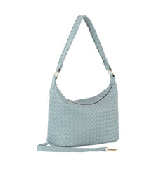 Woven hobo bag