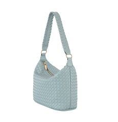 Woven hobo bag