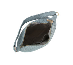 Woven hobo bag