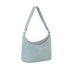 Woven hobo bag