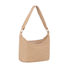 Woven hobo bag