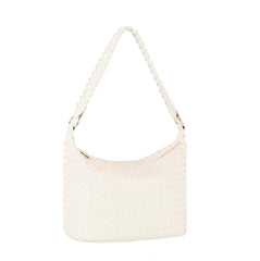 Woven hobo bag