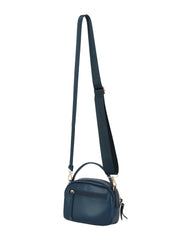 Double zip top handle camera crossbody
