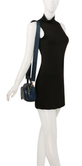 Double zip top handle camera crossbody