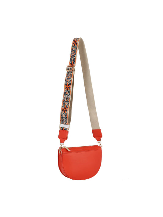 Guitar strap rounded crossbody