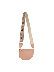 Guitar strap rounded crossbody