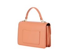 Metal D√©cor front flap squre bag