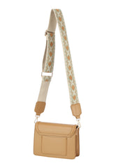 Metal D√©cor front flap guitar strap bag