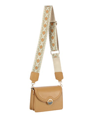 Metal D√©cor front flap guitar strap bag