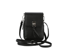 Metal closure phone crossbody