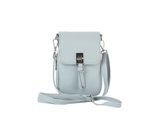Metal closure phone crossbody