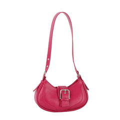Y2K buckle detailed shoulder bag